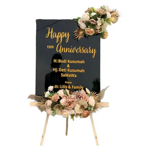 Papan Bunga Akrilik Dompyong Wetan